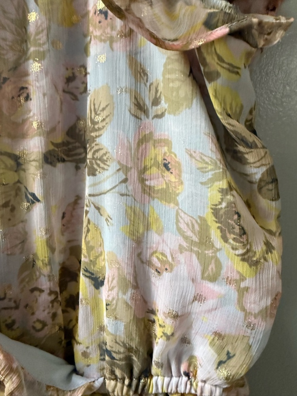 LC Lauren Conrad Floral Dress XXL – Cottagecore Romantic Summer Garden - Picture 5 of 6